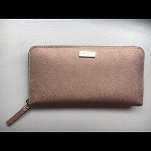 Kate Spade Rose Gold Wallet
